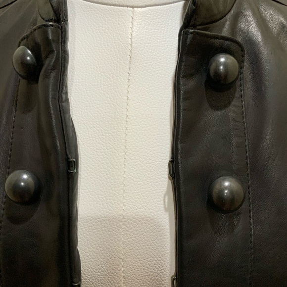 Classiques Entier Elegant Black Leather Jacket - Picture 4 of 5
